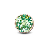 Paillettes vertes et dorées "Do Brazil" | PAILLETTES POMPETTES
