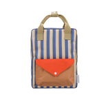 Sac à dos enfant "Envelope" - Stripes Blue Whale | STICKY LEMON