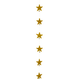 Guirlande étoiles filantes - Pistache | MUSKHANE