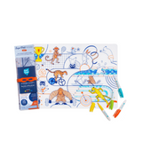 Set à colorier en silicone + 5 feutres - Sports Olympiques | SUPER PETIT