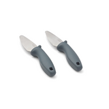 Lot de 2 couteaux "Perry" - Whale Blue | LIEWOOD