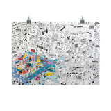 Poster géant à colorier - Surf & Skate | OMY