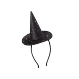 Mini chapeau de sorcière en velours étoilé - "Raven" | MIMI & LULA