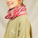 Big foulard Latika - "Bloom" Magenta | APACHES