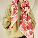 Big foulard Latika - "Bloom" Macadamia | APACHES
