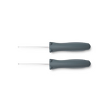 Lot de 2 couteaux "Perry" - Whale Blue | LIEWOOD