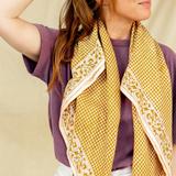 Big foulard Latika - "Mosaïc" Tobacco | APACHES