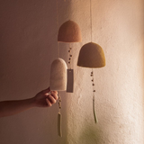 Cloche à suspendre en feutrine - Naturelle M | MUSKHANE