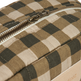 Trousse de toilette "Hyde Park" - Green Checks | NOBODINOZ