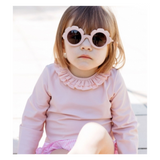 Haut anti-UV double volant "Coco" rose 7/8 ans | LES PETITS DORÉS