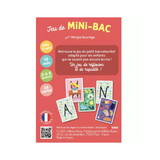 Jeu de cartes "Mini-bac" - Girafe | AUZOU