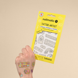 Tatouages éphémères à colorier - Années 70 | NAILMATIC