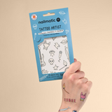 Tatouages éphémères à colorier - Rock | NAILMATIC
