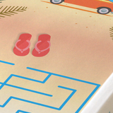 Mini livre d'activités à dérouler - "Amazing Summer" | SCROLLINO