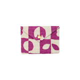 Petite enveloppe Ravi - "Damier" Fuchsia | APACHES