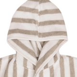 Peignoir éponge - Stripe Olive Green | JOLLEIN
