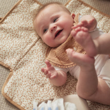 Tapis à langer nomade bouclette - Biscuit | JOLLEIN