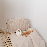 Trousse "Lulu" - Beige rayée | PINE CONE