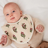 Bavoir bébé - Bougainvilliers | ORSO PARIS