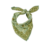 Foulard enfant "Poppies" - Blue Green | BONHEUR DU JOUR