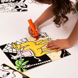 Coloriage velours - Animals | OMY