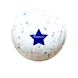 Ballon 22cm confetti - Bleu | RATATAM