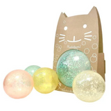 Ballon 15cm chat - Argent paillette | RATATAM