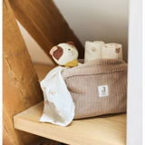 Trousse de soins Cloudy Rib - Milky Coffee | JOLLEIN