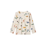T-shirt de bain à manches "Noah" 3 mois - Safari | LIEWOOD