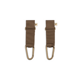 Lot de 2 crochets pour poussettes - Walnut | KONGES SLOJD