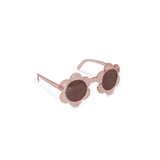 Lunettes de soleil 4-10 ans - Glitter Rose Fleur | KONGES SLOJD
