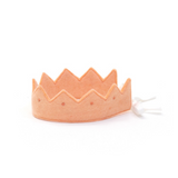Couronne en feutre "Kumari" - Blush | MUSKHANE