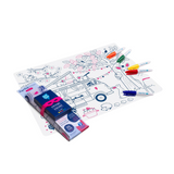 Set à colorier en silicone + 5 feutres - Dream Van | SUPER PETIT