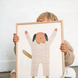 Affiche Albert A3 - Chien | PETIT PICOTIN