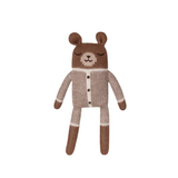 Doudou ourson - Combinaison avoine  | MAIN SAUVAGE