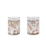Duo de verres "Glitter" - Rainbow | KONGES SLOJD