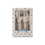 Lot de 3 couverts pailletés - Sparkling Blue | KONGES SLOJD