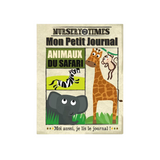 Mon Journal en tissu "Animaux du Safari" | CRINKLY