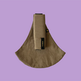 Porte-bébé en lin - Camel | WILDRIDE
