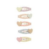Lot de 5 barrettes - Dreamy Hearts | MIMI & LULA