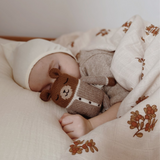 Doudou ourson - Combinaison avoine  | MAIN SAUVAGE