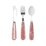 Lot de 3 couverts pailletés - Blush | KONGES SLOJD