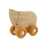 Petite voiture en bois et silicone - Renard | TRIXIE