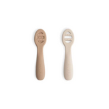 Duo de cuillères d'apprentissage - Natural/Shifting Sand | MUSHIE