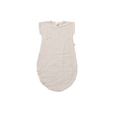 Gigoteuse d'été forme kimono gaze de coton rayé galet | BB&Co