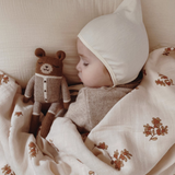 Doudou ourson - Combinaison avoine  | MAIN SAUVAGE