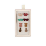 Coffret de 8 bagues en velours | KONGES SLOJD