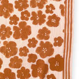 Small foulard Manika - "Flora Bold" Orange | APACHES