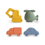 Lot de 4 jouets de bain - Véhicules | MUSHIE