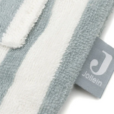 Peignoir éponge - Stripe Sea Green | JOLLEIN